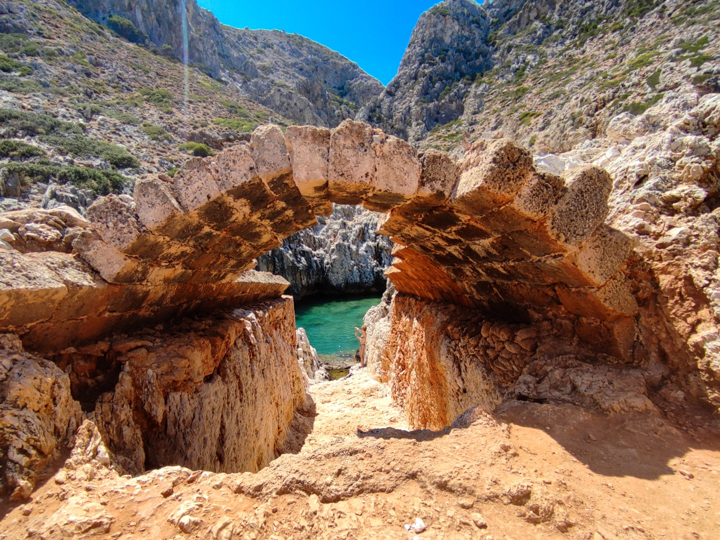 Cave Of Agios Loannis the Hermit and the Katholiko: